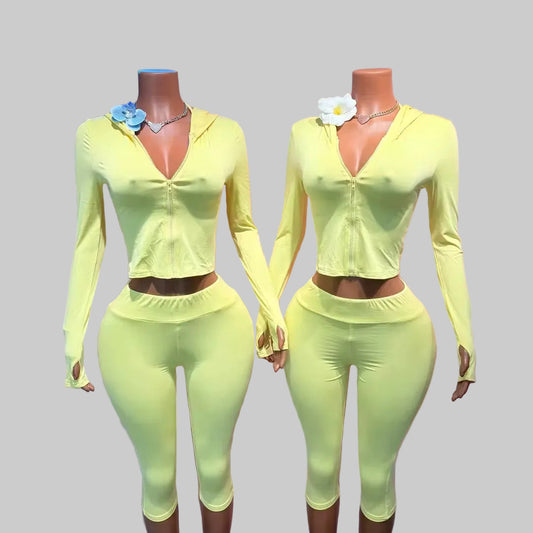 Luxe Sculpt Capri Set